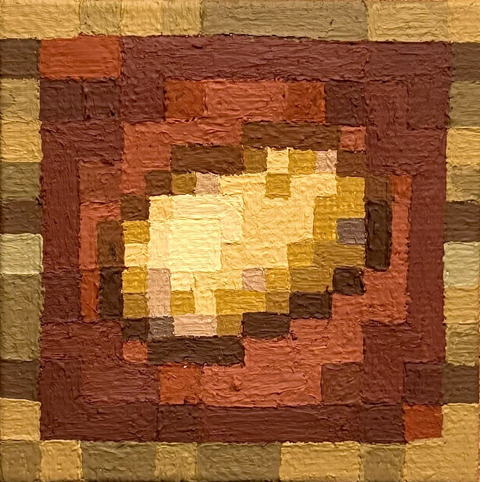 Minecraft potato painting.