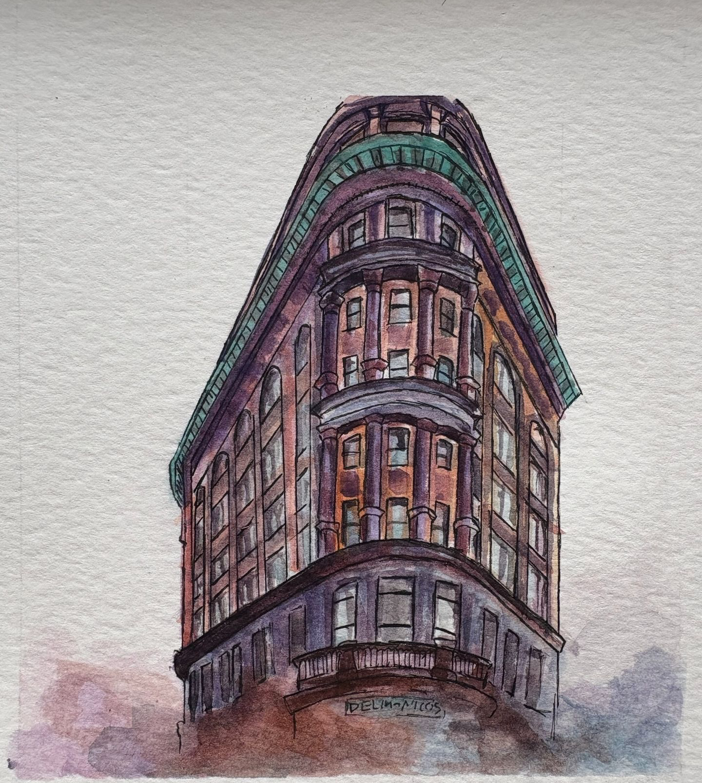 New York Delmonico’s painting.